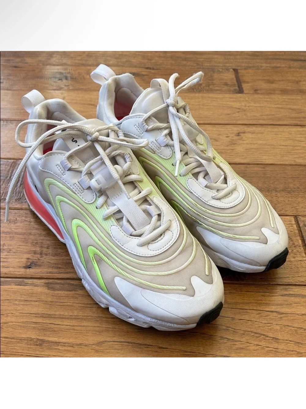 Nike Air Max 270 React ENG Watermelon Running Shoes Sneakers Womens Size 10.5